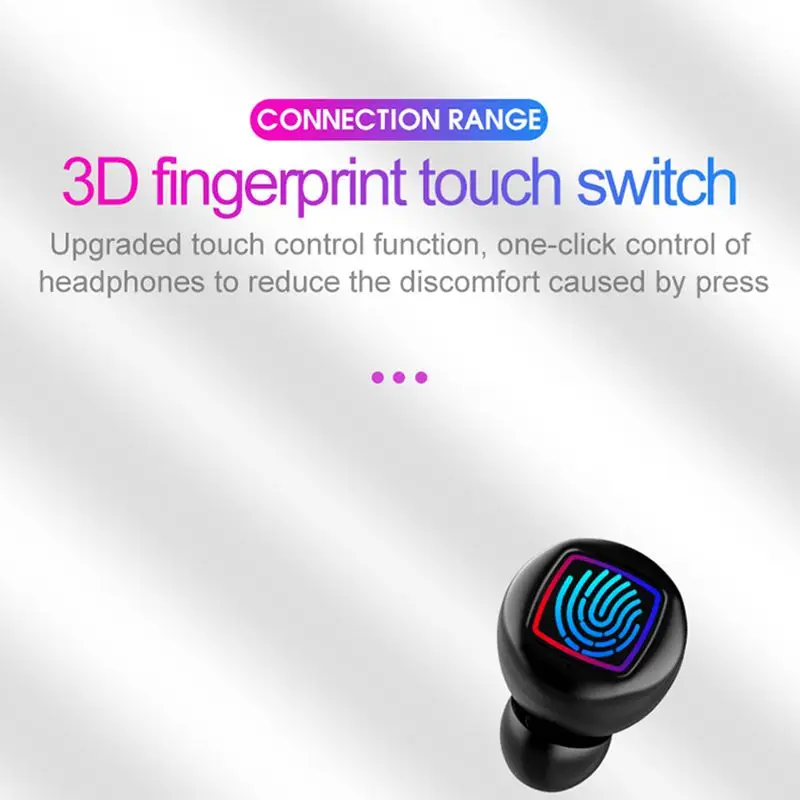 HBM-11 TWS, bluetooth 5,0, наушники CVC8.0, шумоподавление, 6D, светодиодный, стерео, с дисплеем питания, Smart Touch, водонепроницаемая гарнитура с микрофоном