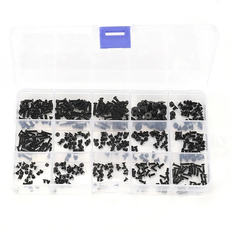 450pcs/Set Screws Nuts Bolts Assorted Repair Tool For Laptop Phone Computer Compatible With All General Laptops