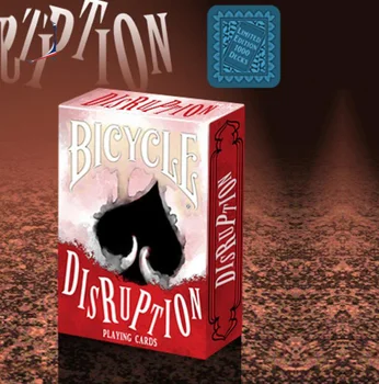 

Bicycle Disruption Playing Cards 88*63mm Paper Magic Category Poker Cards for Professional Magician