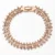 585 Rose Gold Curb Snail Foxtail Venetian Link Chains Bracelets for Women & Men 21