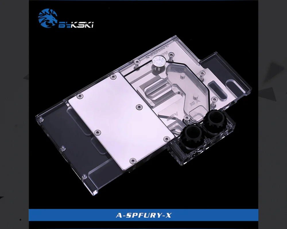 Bykski A-SPFURY-X, полное покрытие видеокарты блок водяного охлаждения для Sapphire R9 Fury 4G HBM
