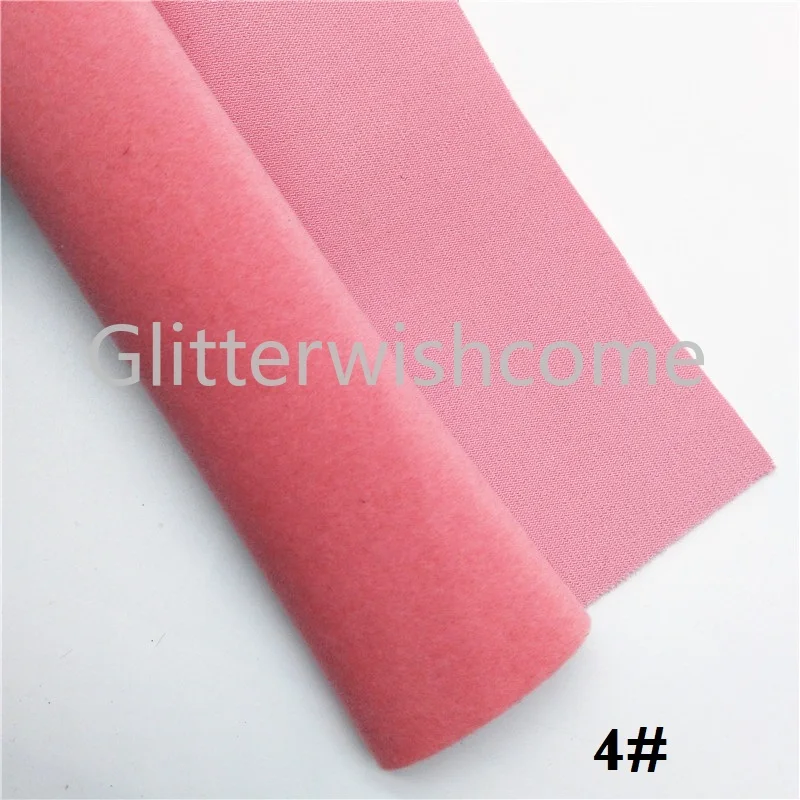 Glitterwishcome 21X29 см A4 Размер бархатная ткань листы для бантов, GM646A