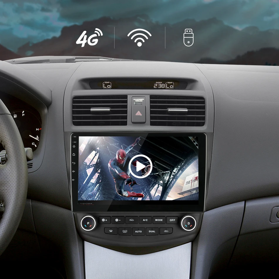 Sale Vtopek Android Car Radio for Honda Accord 7 2005 2006 2007 2008 Multimedia player Radio Tuner 4G Network WIFI Mirror Link 12