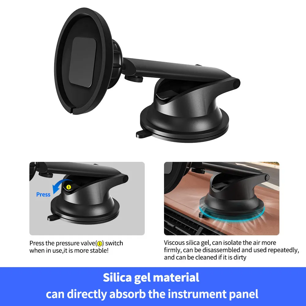 iphone holder for tripod Từ Tính Giá Đỡ Kẹp Dây Sạc Điện Thoại Cho iPhone 12 Thu Hút Bảng Điều Khiển Xe Ốp Cho Sạc Giá Đỡ Điện Thoại Ô Tô wireless charging stand for iphone and apple watch