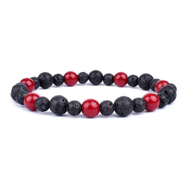 New Magnetic Hematite Bracelets Men Tiger Eye Stone Bead Couple Bracelets for Women Health Care Magnet Help Weight Loss Jewelry 21