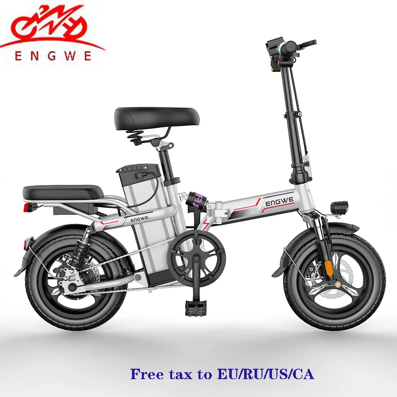 Sale 14inch Mini electric bike 350W Powerful folding scooter Mountain electric bicycle 48V32A LG Lithium Battery city e bike two seat 29