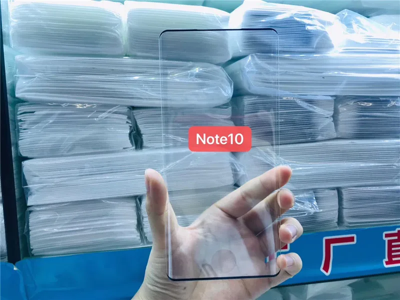 10 шт./лот закаленное стекло для samsung Galaxy Note 10 3D изогнутое полное покрытие протектор экрана на samsung Note10 Plus стекло