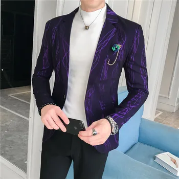 

Four Seasons 2019 Small Suit Male Trend Youth Small Suit Men's Wear Slim Fit Handsome Suit