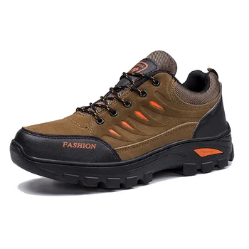 

2019 Spring Outdoor Hiking Shoes for Men Non-slip Low-top Hiking Shoes Youth Travel Leisure Shoes Men Overalls Shoes Sneakers