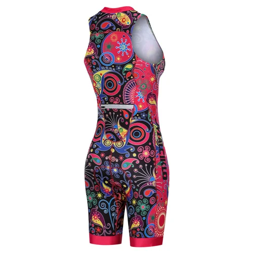 Sleeveless suit Malciklo дизайн женский костюм для триатлона Pro Team Велоспорт Джерси Skinsuit Ropa Ciclismo Mujer Maillot одежда для бега велосипеда - Цвет: Sleeveless suit