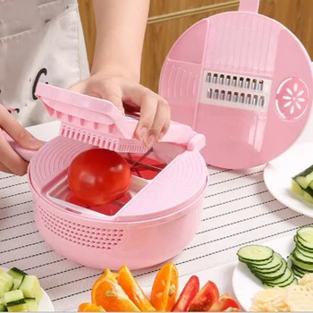 

11 in 1Mandoline Slicer Vegetable Slicer Potato Peeler Carrot Onion Grater with Strainer Vegetable Cutter Kitchen Accessories