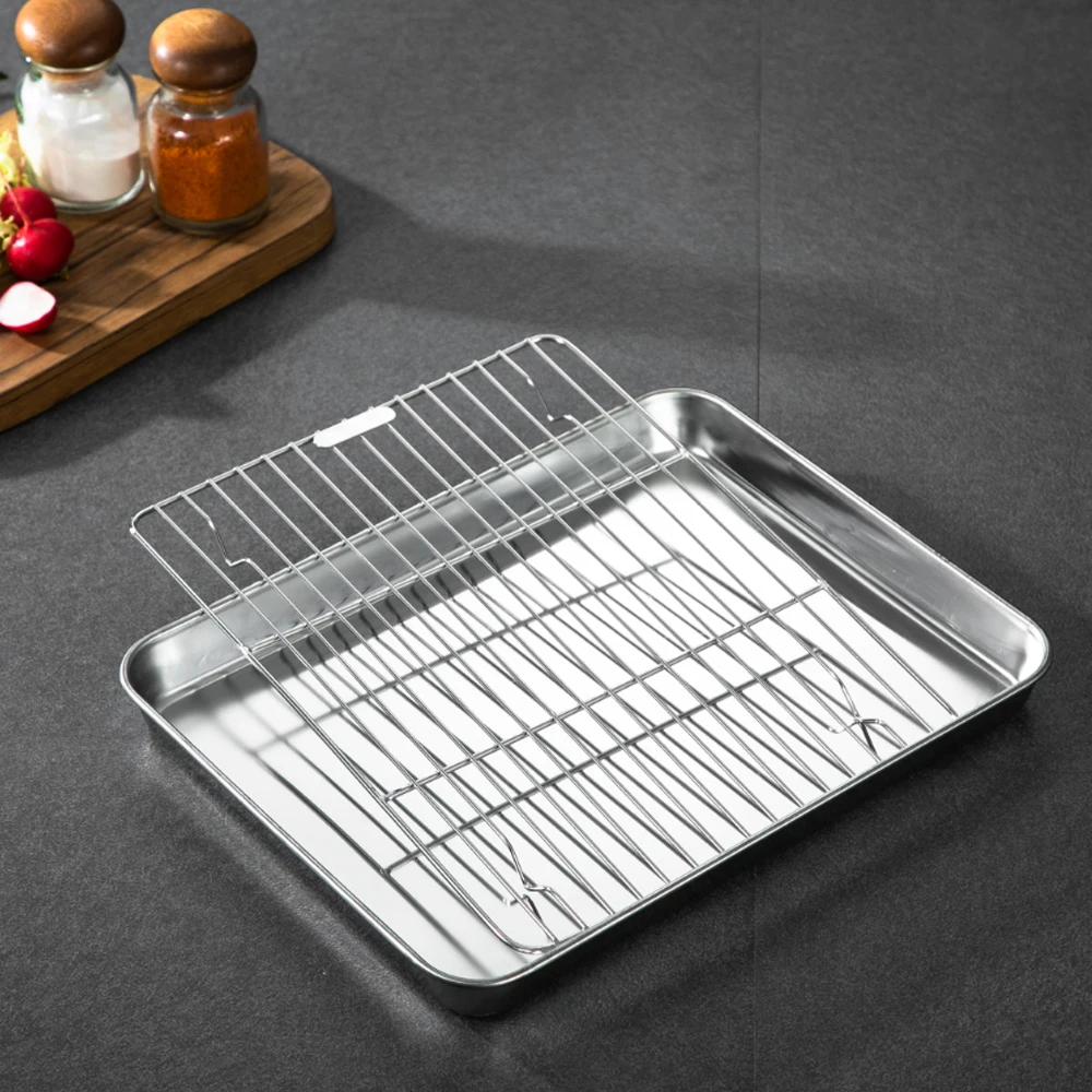 https://ae01.alicdn.com/kf/H49a8694518be42d9a266e44feae9cce0j/Baking-Tray-With-Wire-Rack-Set-304-Stainless-Steel-Baking-Sheet-Pan-BBQ-Tray-Oven-Rack.jpg