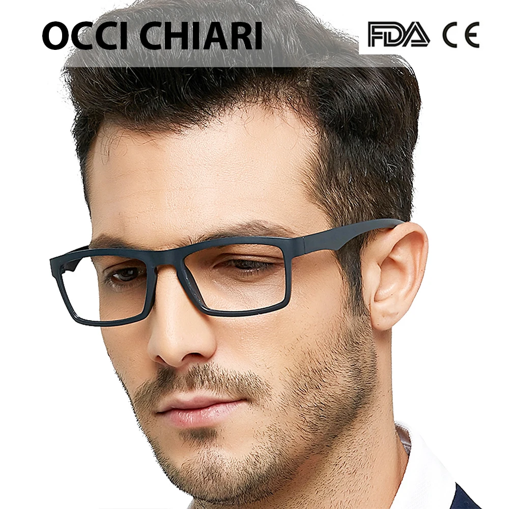 Очки для чтения OCCI CHIARI Небьющиеся мужчин и женщин сверхлегкие очки с оправой из