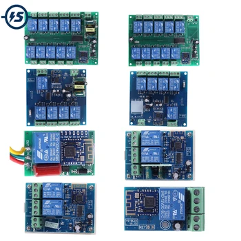 

Wireless Bluetooth Relay Module Self-locking/Momentary Switch Timer Delay Controller 1-Channel 2-Channel 5-Channel 10-Channel