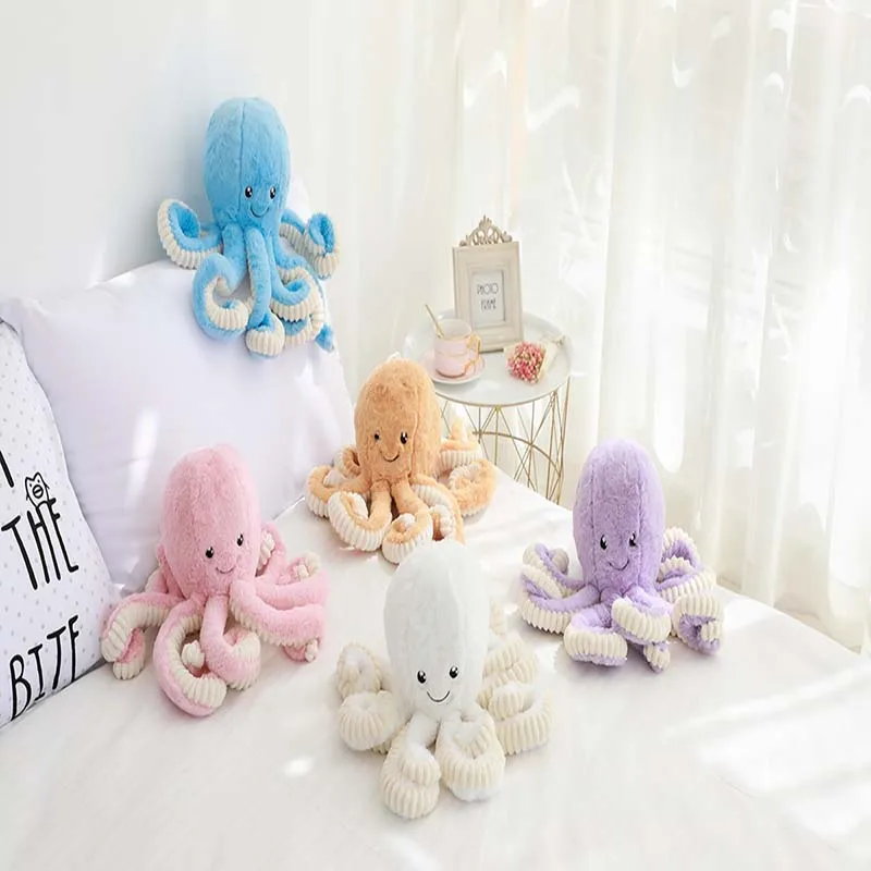 1pc 18-80cm Lovely Simulation octopus Pendant Plush Stuffed Toy Soft Animal  Home Decoration Cute Animal Dolls Children xmas Gift - AliExpress Toys &  Hobbies