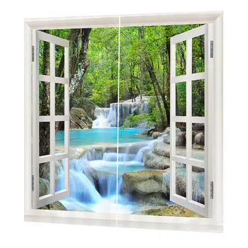 

FJ37 Fashion Blackout Elegant Living Room Bedroom Decorative Curtains