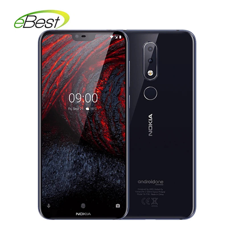 Смартфон Nokia 6 1 Plus на базе Android 4G мобильный телефон экран 5 8 дюйма FHD + 4 Гб 64 ГБ