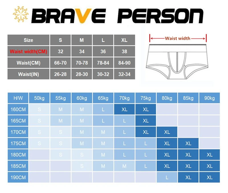 BRAVE PERSON Sexy Men Underwear Briefs Shorts High Quality Nylon Jacquard Fabric Underpants Men Briefs Low Waist Male Panties mens transparent briefs