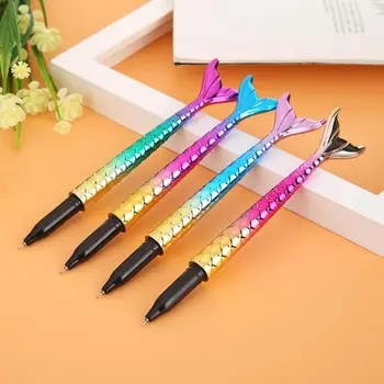 

0.5mm Gel Pens Cute Mermaid Shape Signature Neutral Pen Kid Gift Student Stationery School Office Writing Supplies