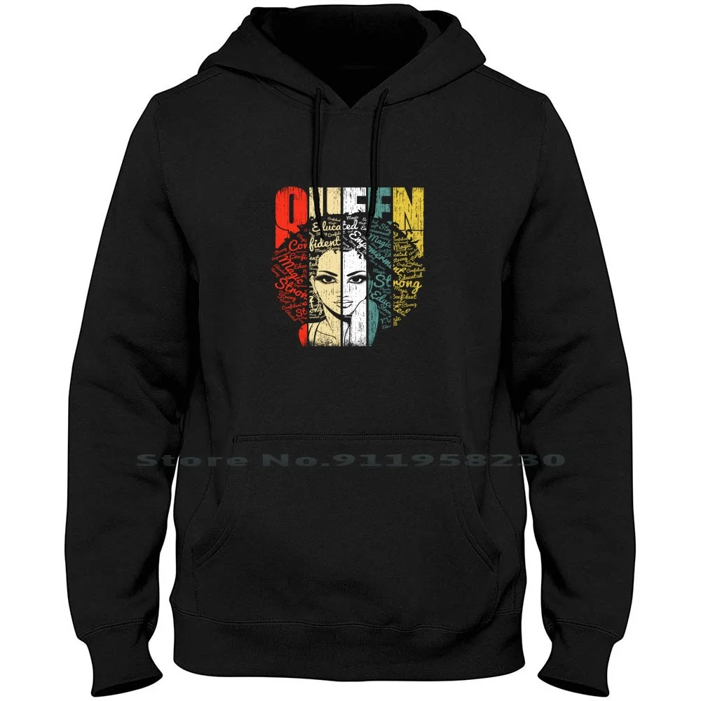 

African American Queen Shirt Educated Strong Black Hoodie Sweater American Strong Africa Queen Black Lack Eric St Me Hi Am