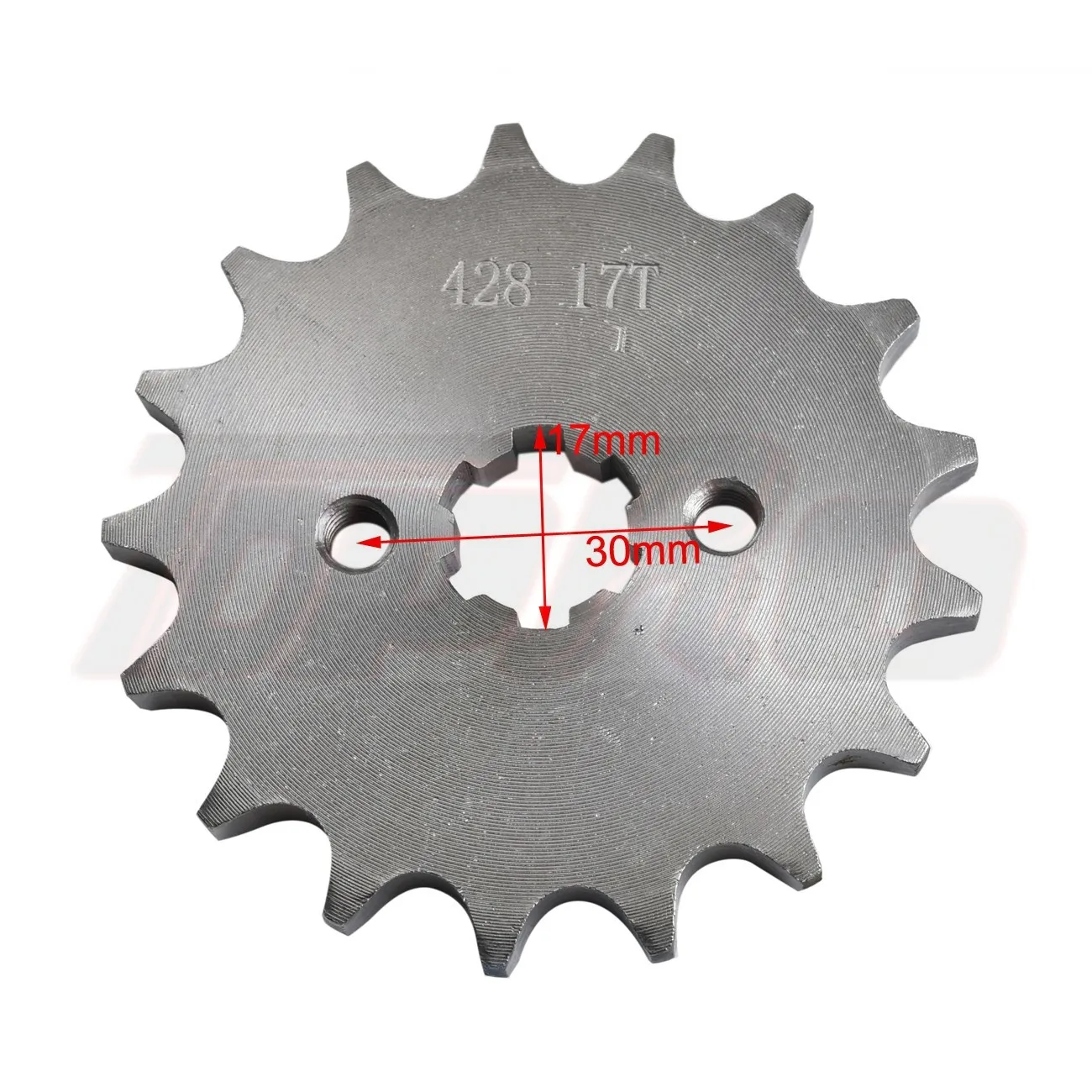428 14T 15T 16T 17T Engine Sprocket 17mm for 50cc To 125cc ATV Go Kart Quad Pitbike Buggy Dirt Bike with Locking Plate and Screw