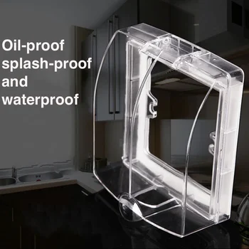 

Type 86 switch waterproof box waterproof socket bathroom switch socket waterproof switch switch