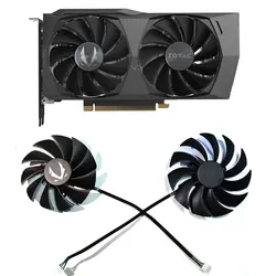 Ventilador de repuesto para tarjeta gráfica ZOTAC RTX 3060, ventilador de repuesto para tarjeta gráfica GPU, 2 piezas, RTX 100, 89MM, 3060 MM, CF1010U12S, CF9015H12S, 4PIN, RTX, RTX Twin 3060Ti