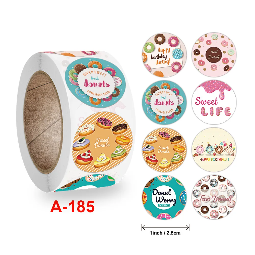 2pcs/pack Happy Birthday Stickers for Children Bee Thank You Stickers Paper Decor Handmade Seal Label Gift Box Tag Baby Shower