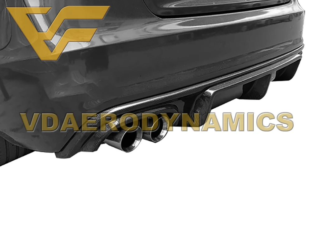 Подходит для 12-16 Audi A5 S5 VAD-V карбоновый задний диффузор для губ Бампер Комплект-4 стиля на выбор