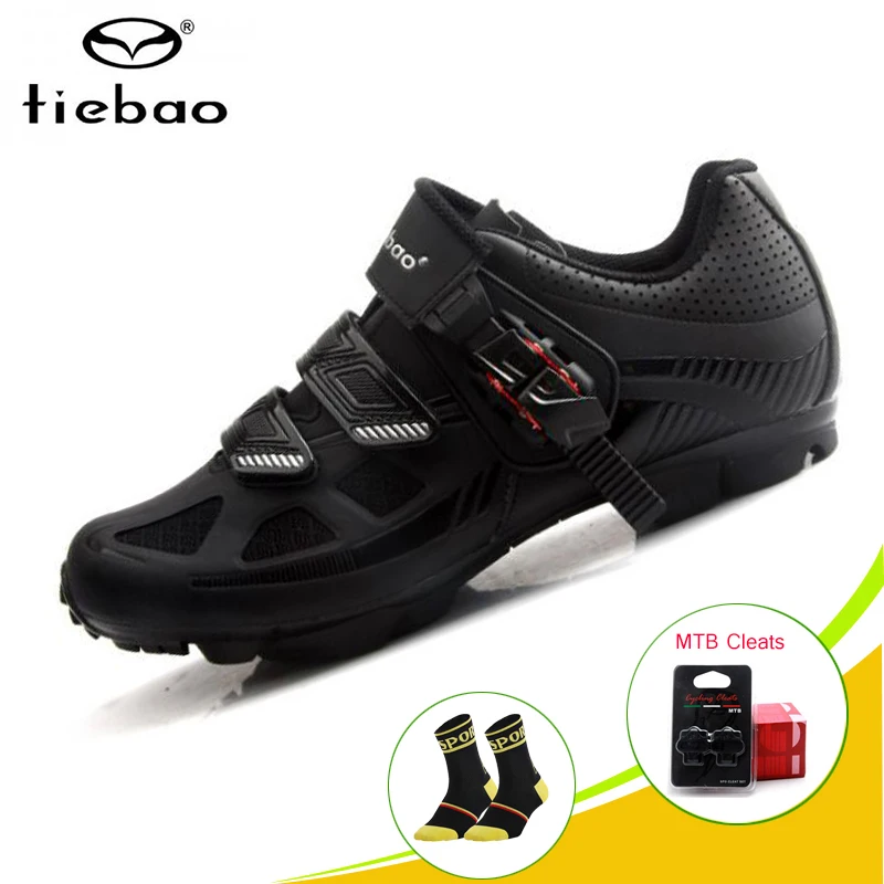 1652 B with cleats TIEBAO mtb шипы велосипедная обувь мужская обувь суперзвезды zapatillas deportivas hombre женские кроссовки scarpe гоночный велосипед mtb sapatos - Цвет: 1652 B with cleats