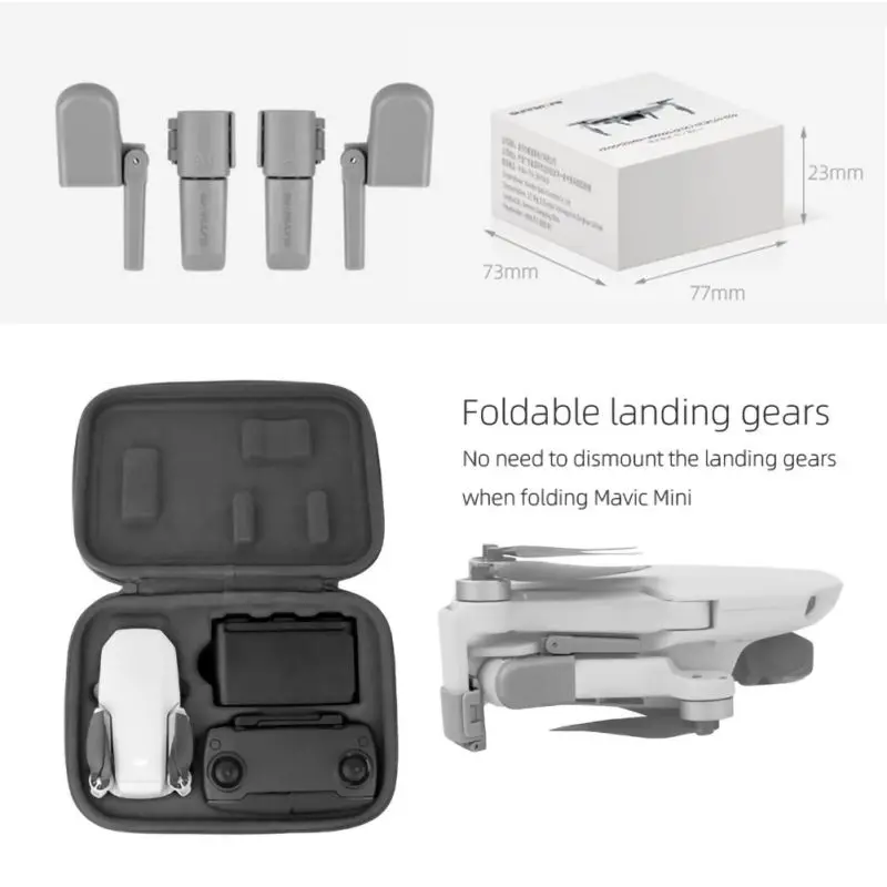 Для DJI Mavic Air Drone PGYTECH складной Расширенный посадочный механизм повышенной защиты