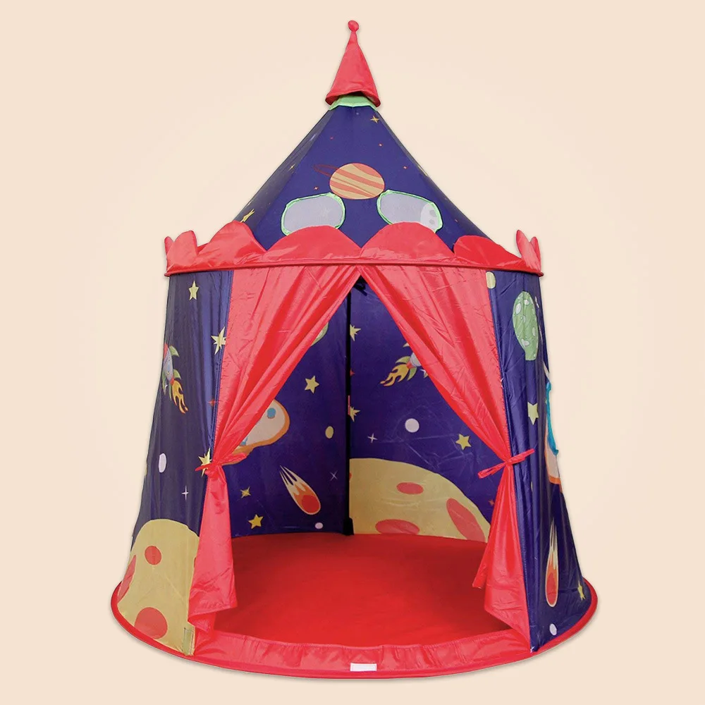 

Cross Border Large Space Purple Space Universe Cartoon Children Gift Toy Play House Theater Castle Tent