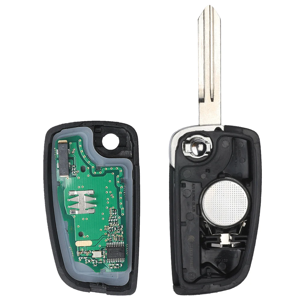 KEYECU 2 BUTTONS FLIP CAR REMOTE KEY FOB 433.92MHZ PCF7961M CHIP FOR NISSAN QASHQAIX-TRAILPULSARMICRAJUKE CWTWB1G767
