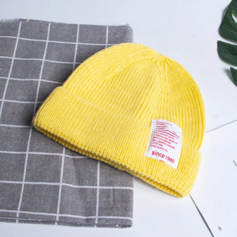 baby Beanies Knit Hat Winter Cap For knitted Cap Boys Thicken Hedging Cap Fashion Warm knit Beanie - Цвет: 4