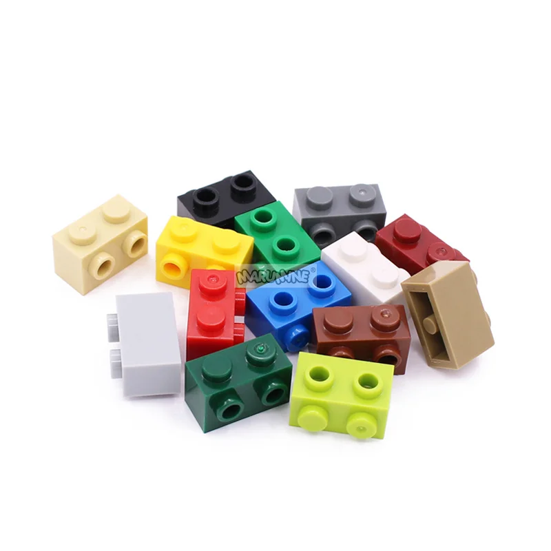 knex gears Marumine Brick Modified 1x2 With Studs 11211 40PCS MOC Bricks Model Accessories Assembles Particles DIY Building Blocks Parts model house kits Model Building Toys