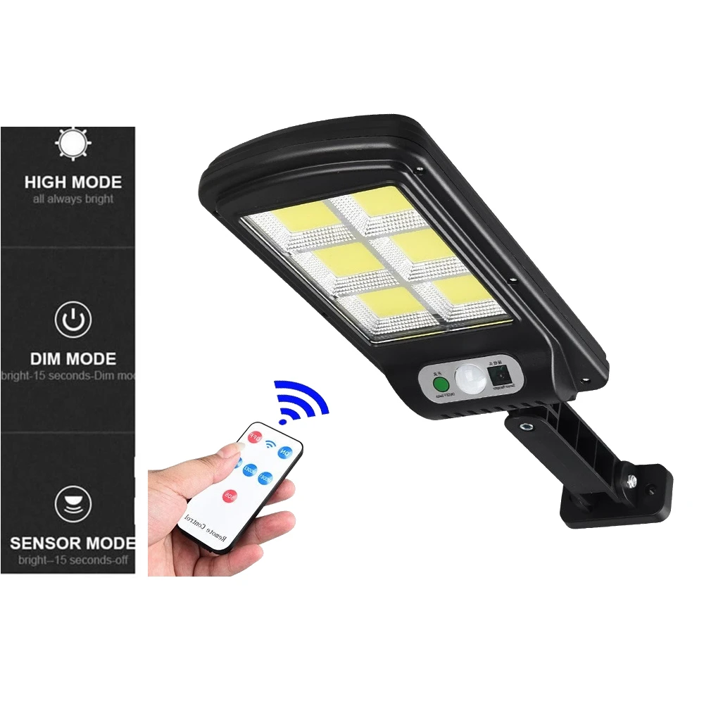 

Solar light lamp floodlight reflector Led Garden Motion Sensor Wall 3 Mode Separable Power Super Bright Security Waterproof remo
