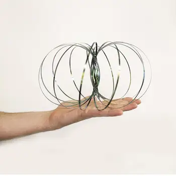 

Creative Spinner Ring Arm Slinkey Toy Rings Spring Bracelet Educational Sensory Interactive Cool Toys