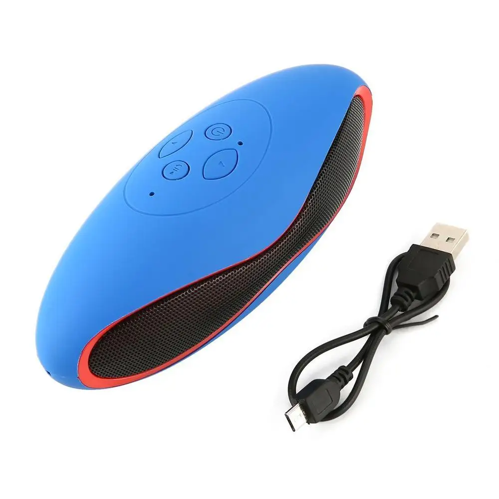 Мини Bluetooth динамик портативный беспроводной динамик звуковая система 3D стерео музыка объемный TF USB Super Bass Колонка акустическая система - Цвет: Blue Red