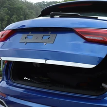 Для Audi Q3 внешние аксессуары из нержавеющей стали задний багажник багажника литьевая полоса крышка отделка автомобиля Стайлинг