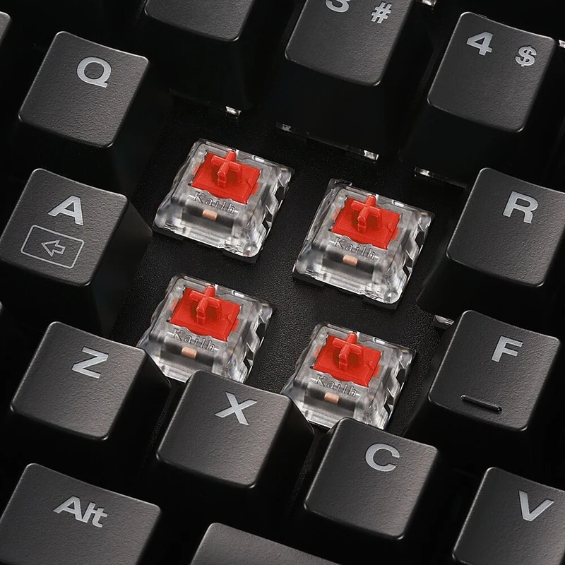 Клавиатура Sharkoon Skiller Mech SGK3 Red механическая, проводная, подсветка RGB, USB, цвет: черный