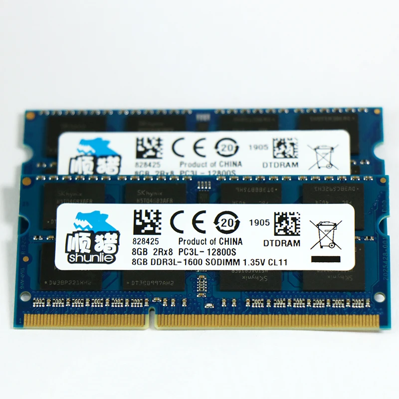  Hynix IC DDR3 8GB 4GB 1600MHz 1333MHz laptop 1.35V Memory SODIMM Ram