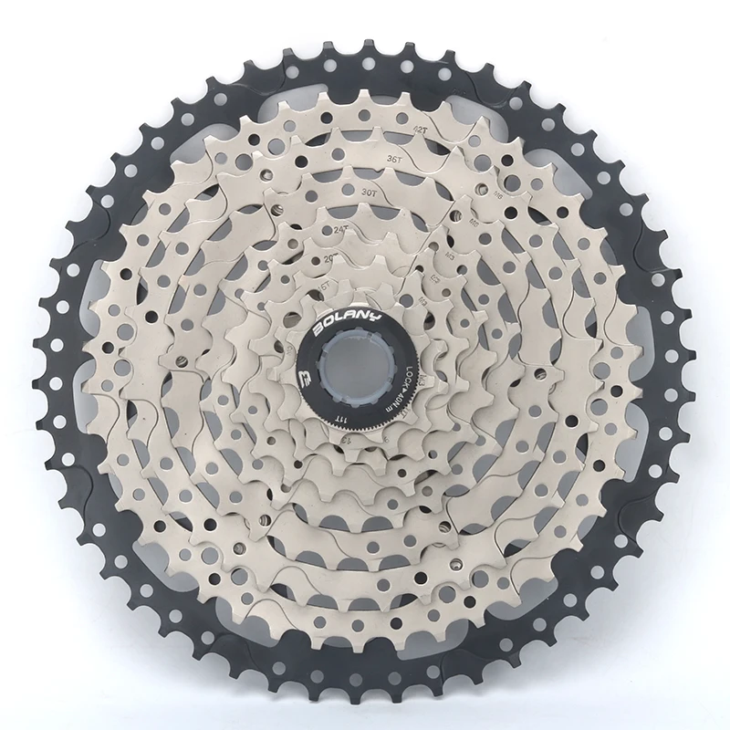 MTB велосипед Freewheel 9 S 11-50T маховик 9 скоростная кассета для звездочки Shimano Sram Горный велосипед велосипедные аксессуары - Цвет: black cover