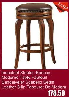 De Moderno Stuhl Sgabello Stoelen Sandalyeler Sedie Fauteuil Barkrukken Hokery Taburete стула современные Silla Cadeira барный стул