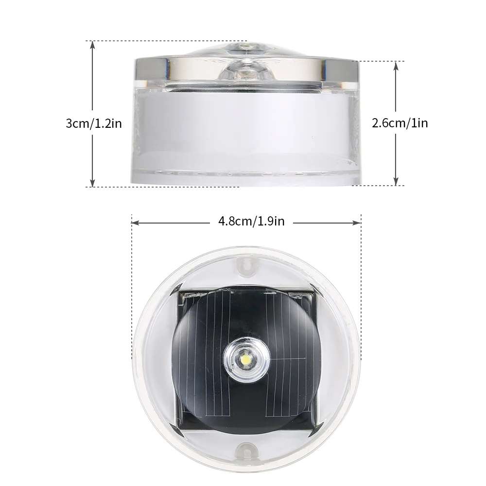 Солнечная Светодиодная лампа для подземного освещения, открытый наземный садовый троп, Напольный Пол, точечный пейзаж, зарытый свет IP67, водонепроницаемый