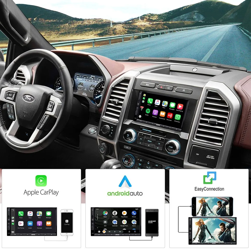 ATOTO Year Series in-Dash Double Din Digital Media Car Stereo - SA102 Starter YS102SL CarPlay & Android Auto Receiver