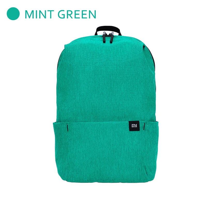 Mint Green Официальный рюкзак Xiaomi 10L, водонепроницаемая сумка, 10 цветов, для спорта и отдыха, маленький размер, нагрудная сумка, унисекс, для мужчин, женщин и детей - Цвет: Mint Green