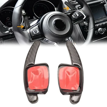 

Paddle Shifter Extension ABS Carbon Fiber Paddle Shift Shifter Extension for Golf 7 MK7