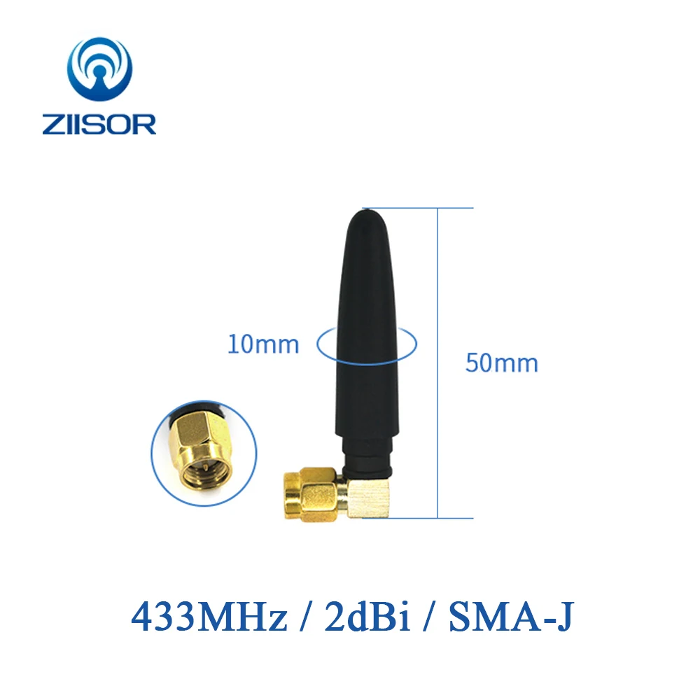 433 МГц Lora антенна короткая мини Omni 433 м антенна SMA мужской длинный диапазон модуль DTU антенна TX433-JW-5