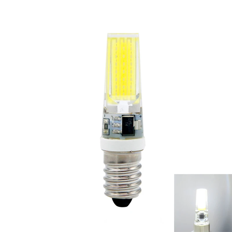Лампа для дома теплый/холодный белый G4/G9 E14 9w Cob 2508 светодиодные лампы с регулируемой яркостью