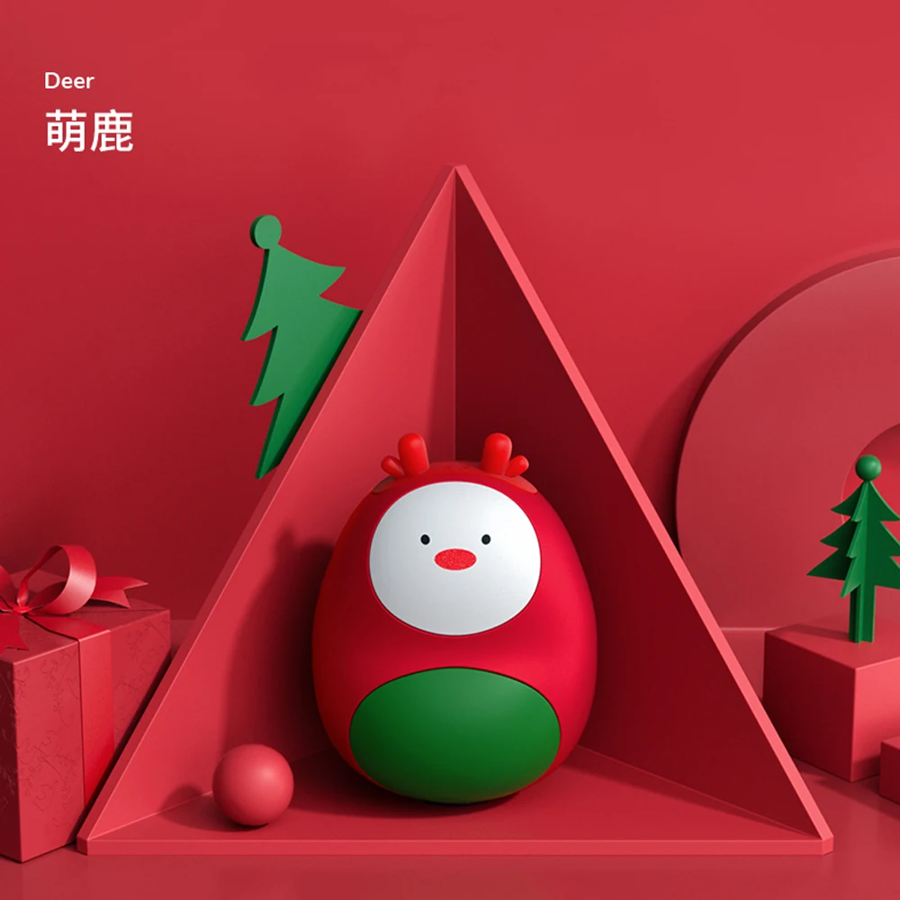 Xiaomi Mijia 3 Life мини милые грелки для рук Портативный зимний удобный подогреватель для тела Перезаряжаемый USB карманный подогреватель для рук Путешествия - Цвет: Red Deer